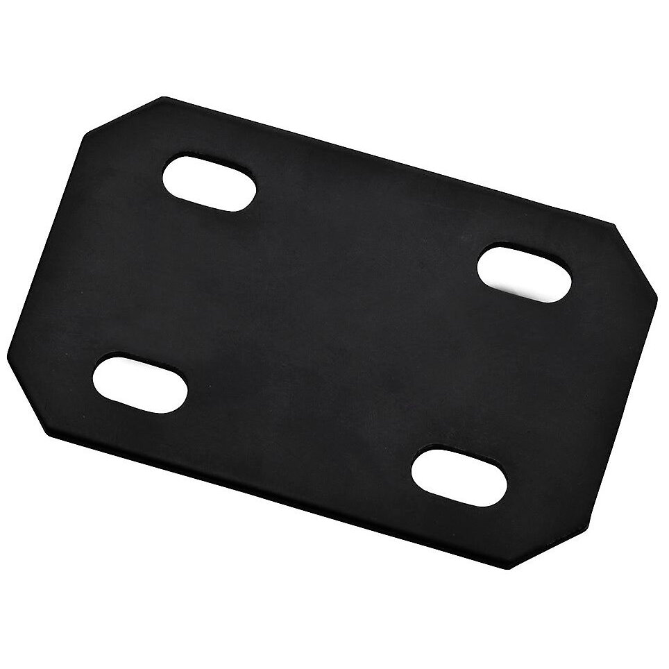 National N351-462   4.7" x 3" x 1/8" Mending Plate - Black