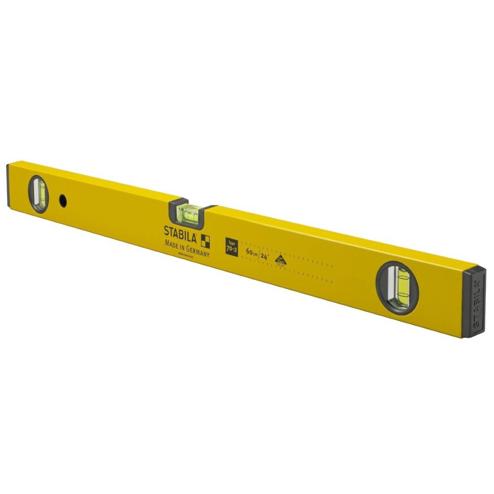 Stabila 22924 24" Box Beam Spirit Level Type 70A-2 Stabila 22924 24" Box Beam Spirit Level Type 70A-2