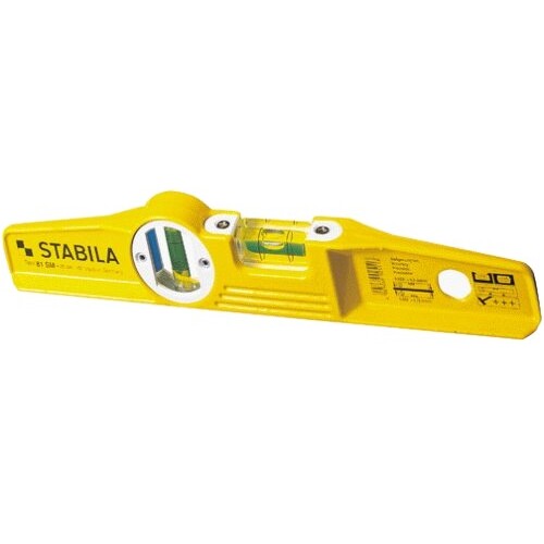 Stabila 25010  10" Die Cast Torpedo Level 2 Vials Stabila 25010  10" Die Cast Torpedo Level 2 Vials