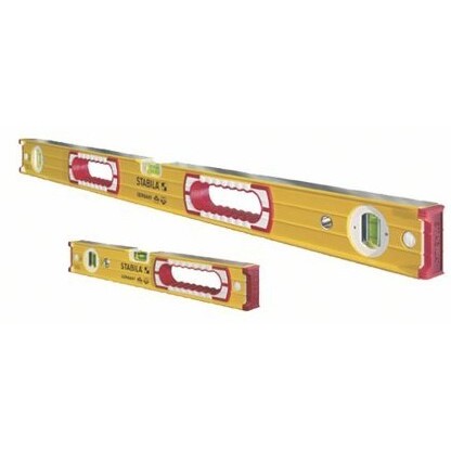 Stabila 37816 48" and 16" Type 196 Box Frame Spirit Level Set wtih Hand Holes Stabila 37816 48" and 16" Type 196 Box Frame Spirit Level Set wtih Hand Holes