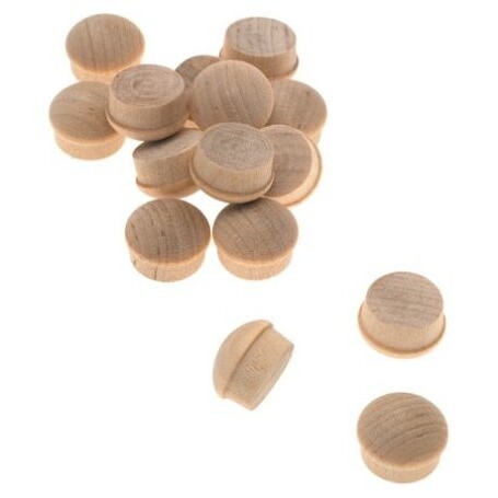 Cindoco F12B  1/2" Birch Button Top Screwhole Plugs 15 Per Bag Cindoco F12B  1/2" Birch Button Top Screwhole Plugs 15 Per Bag