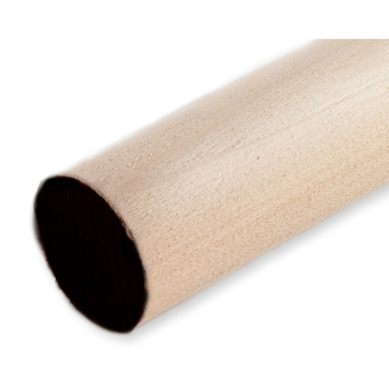 Cindoco R11848  1-1/8" x 48" Hardwood Dowel Color Coded Black