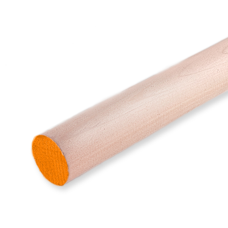 Cindoco R3848  3/8" x 48" Hardwood Dowel Color Coded Orange