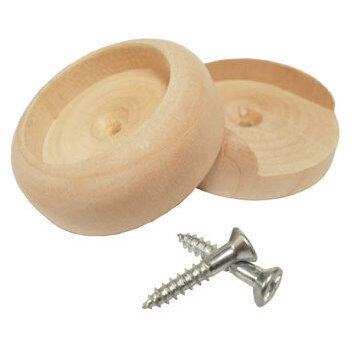 Cindoco XF40  1-3/8" Wood Closet Hanger Pole Sockets 1 Pair