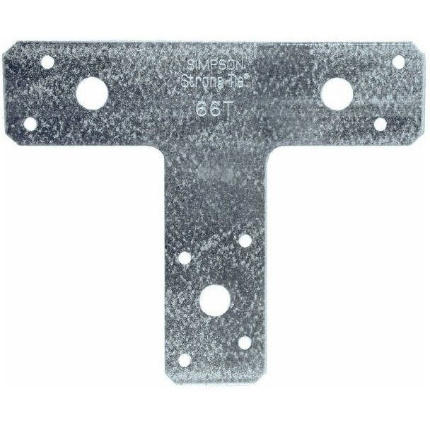 Simpson Strong Tie 66T 14-ga "T" Strap Tie (6" x 6" x 1-1/2") Simpson Strong Tie 66T 14-ga "T" Strap Tie (6" x 6" x 1-1/2")