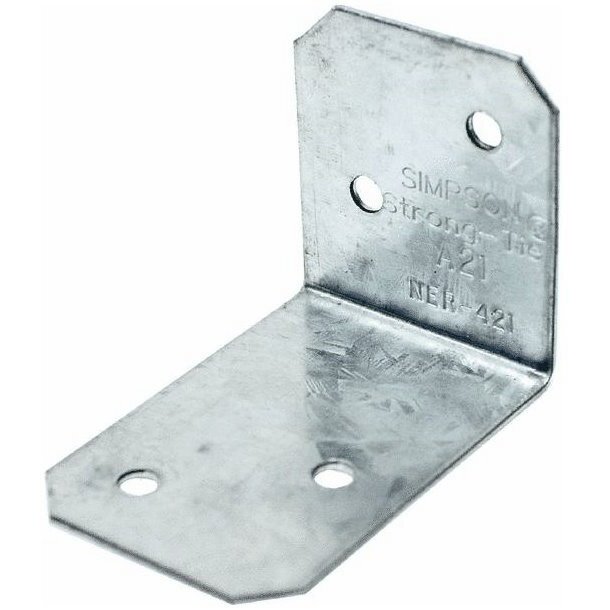Simpson Strong Tie A21  Angle/Corner Tie (2" x 1-1/2" x 1-3/8")