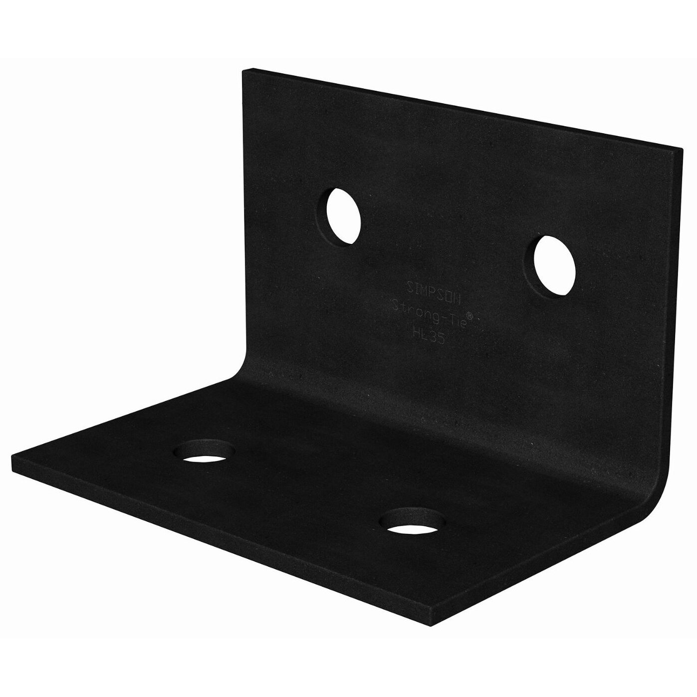 Simpson Strong Tie HL35PC  3-1/4" x 3-1/4" x 5" Ornamental Heavy Angle Textured Black