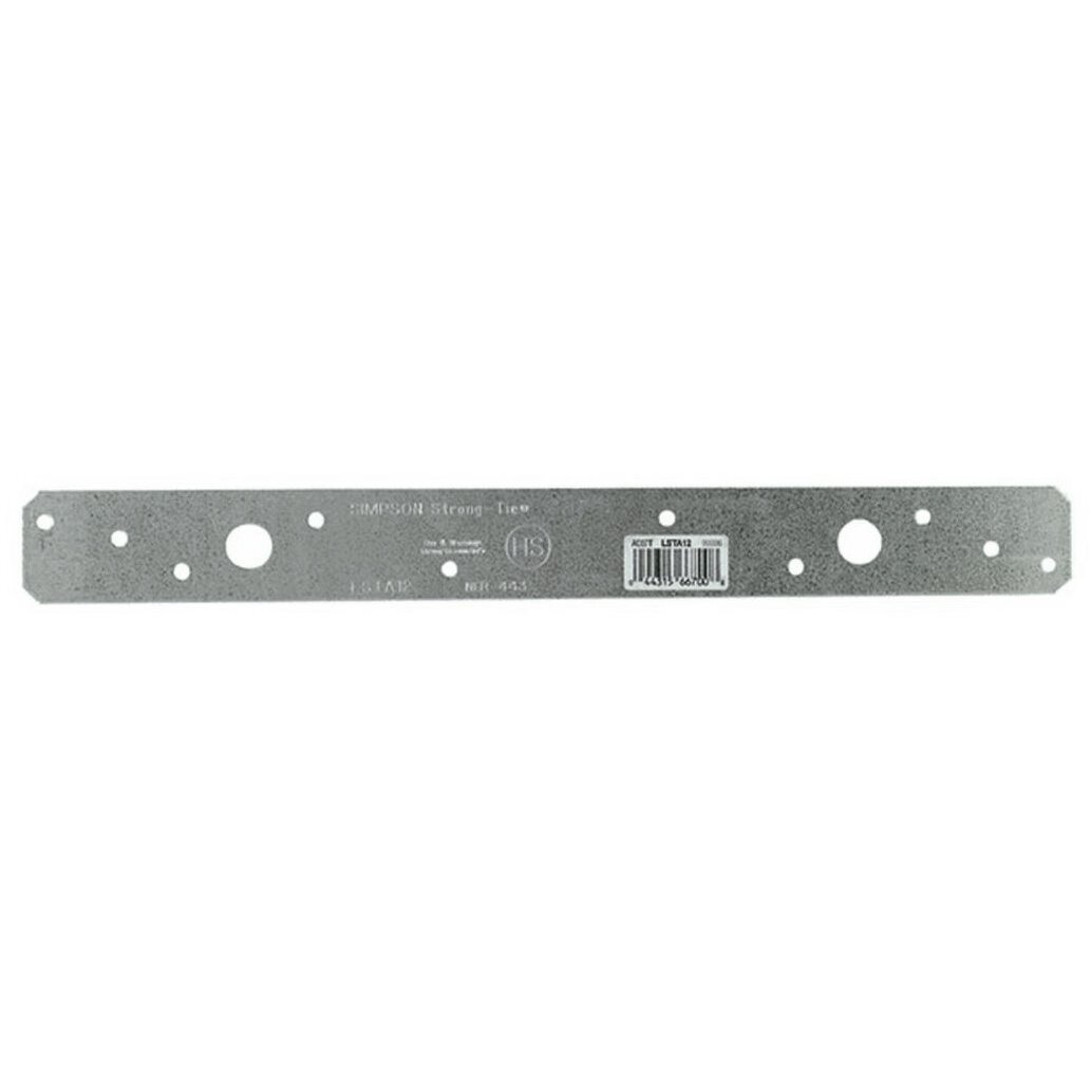 Simpson Strong Tie LSTA12 1-1/4" x 12" Light Strap Tie Simpson Strong Tie LSTA12 1-1/4" x 12" Light Strap Tie