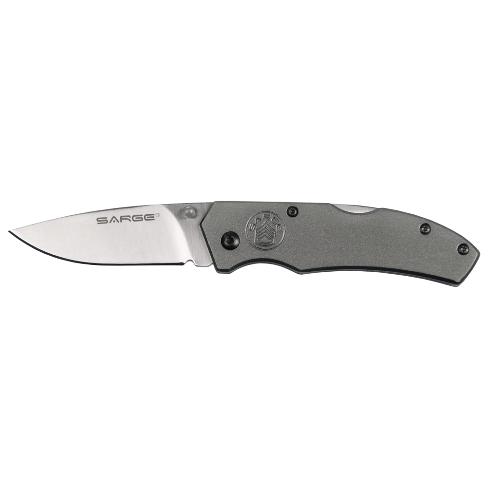 Sarge SK-301G  Gray Electro Lock Back Folder Knife