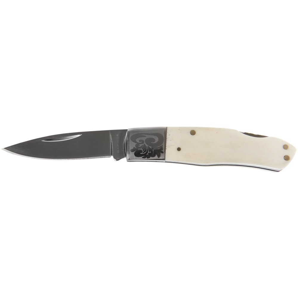 Sarge Knives SK-703  Decorative White Bone Folder with 2-1/8" Blade