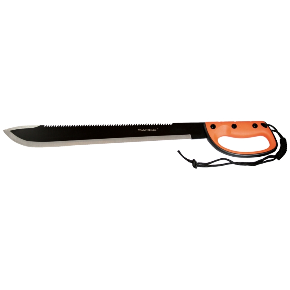 Sarge SK-950C Jungle Expedition Machete with Saw Back 18" Full Tang Blade Sarge SK-950C Jungle Expedition Machete with Saw Back 18" Full Tang Blade