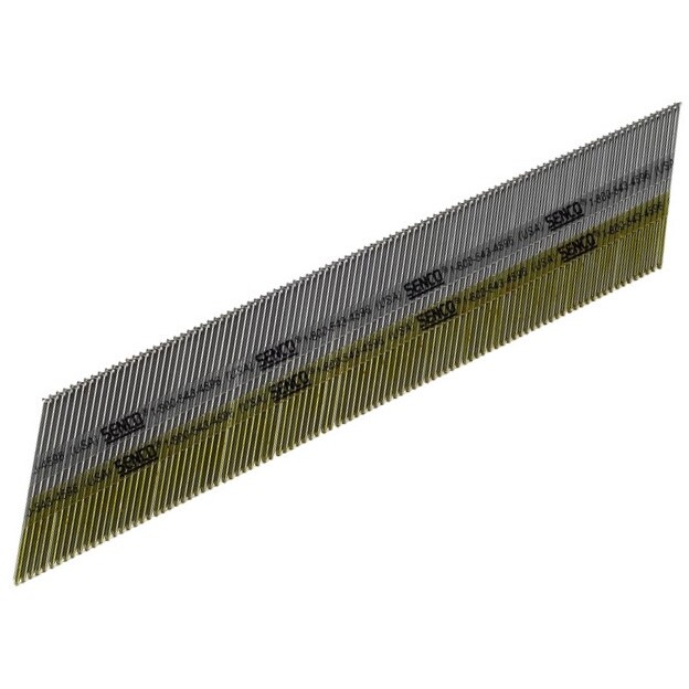 Senco DA15EABN 1-1/4" Galvanized 15-Gauge Angled Finish Nails - 4000 per Package Senco DA15EABN 1-1/4" Galvanized 15-Gauge Angled Finish Nails - 4000 per Package