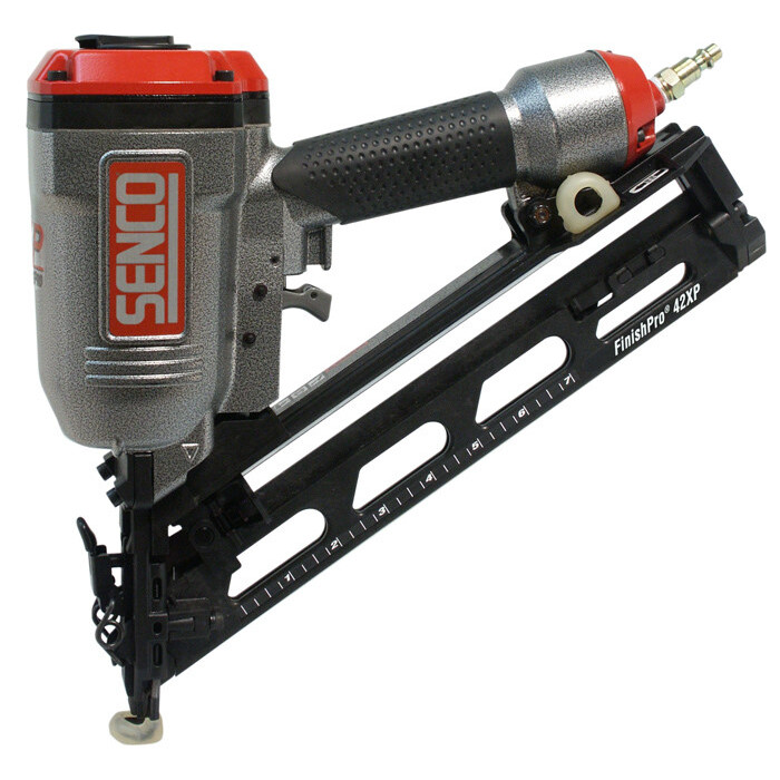 Senco FinishPro42XP 1-1/4" to 2-1/2" XtremePro 15-Gauge Angled Finish Nailer (4G0001N) Senco FinishPro42XP 1-1/4" to 2-1/2" XtremePro 15-Gauge Angled Finish Nailer (4G0001N)