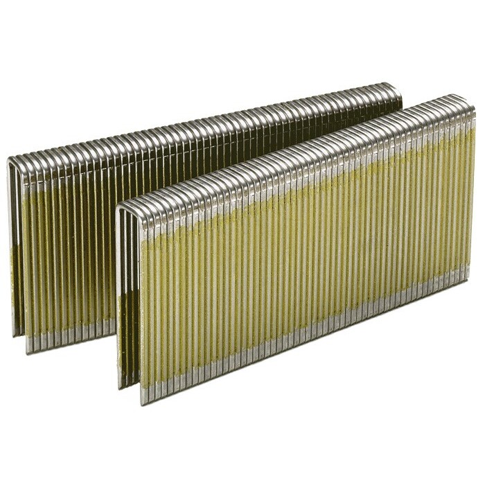 Senco N19BAB 1-3/4" Galvanized 16-Gauge 7/16" Medium Crown Staples - 10000 per Package Senco N19BAB 1-3/4" Galvanized 16-Gauge 7/16" Medium Crown Staples - 10000 per Package