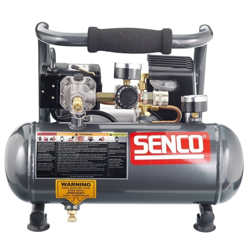Senco PC1010 1/2 HP, 1 Gallon Finish and Trim Air Compressor Senco PC1010 1/2 HP, 1 Gallon Finish and Trim Air Compressor