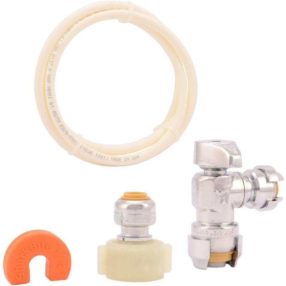 SharkBite 25088  Toilet Connection Kit with Angle Stops