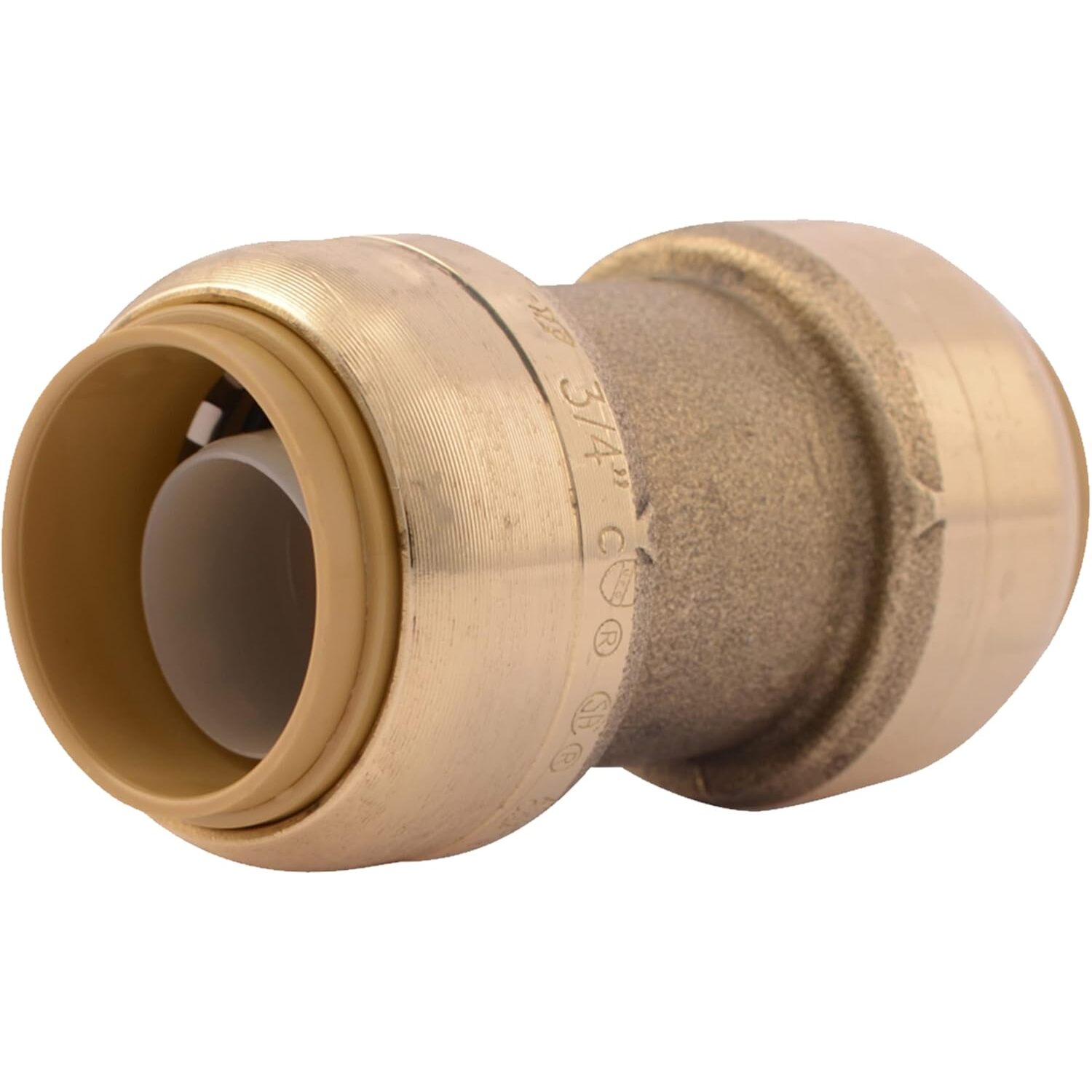 SharkBite U016LFA  3/4" x 3/4" Brass Push-to-Connect Repair Coupler