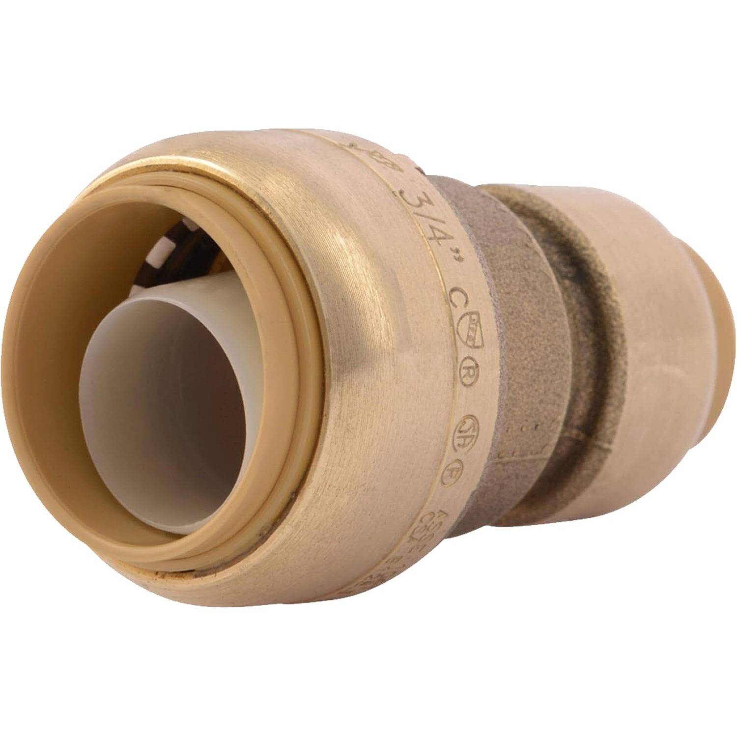 SharkBite U058LFA  3/4" x 1/2" Brass Push-to-Connect Reducing Coupler