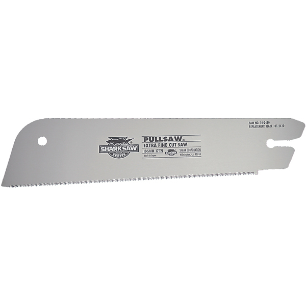 Shark Corp 01-2410 10-5/8" x 17-TPI Replacement Pull Saw Blade for 10-2410 Extra Fine Cut Saw Shark Corp 01-2410 10-5/8" x 17-TPI Replacement Pull Saw Blade for 10-2410 Extra Fine Cut Saw