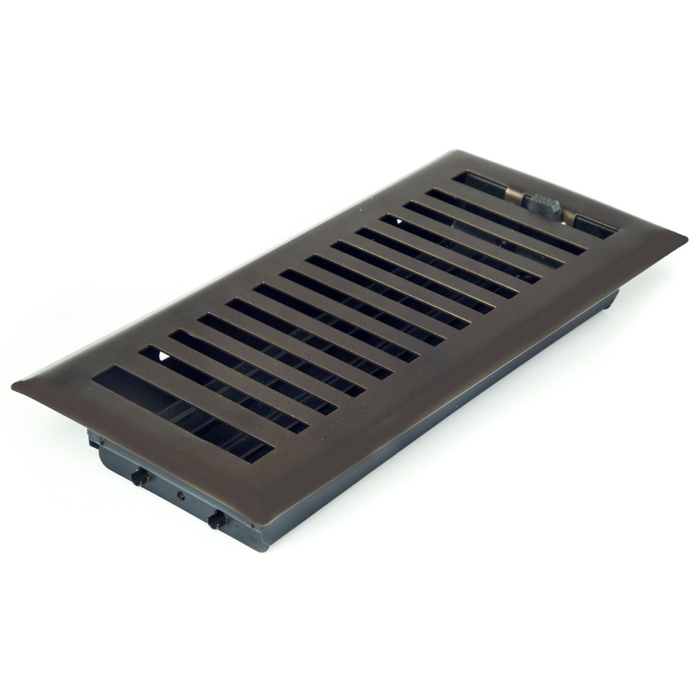 Sierra Grates CTP410-BRZ 4" x 10" Metallic Bronze Contemporary Floor Register Sierra Grates CTP410-BRZ 4" x 10" Metallic Bronze Contemporary Floor Register