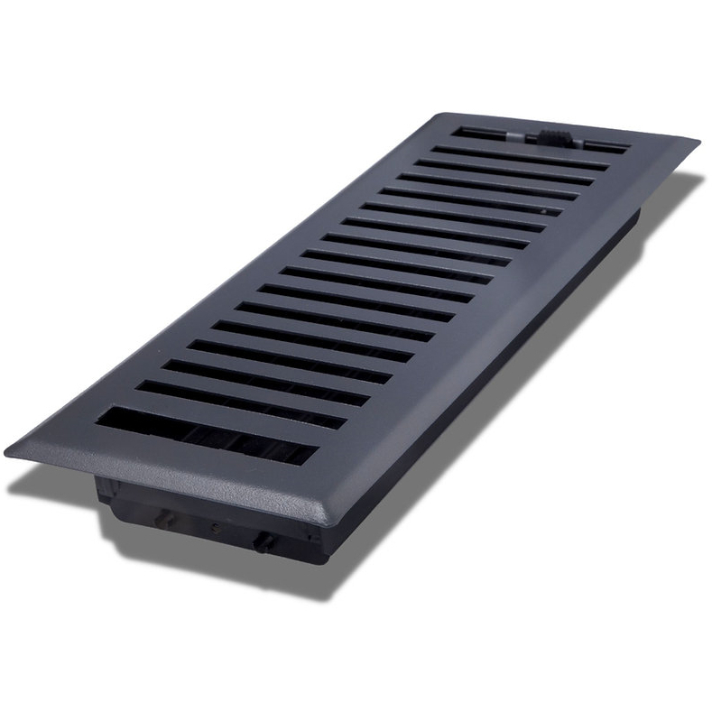 Sierra Grates FR03-412-0101 4" x 12" Granite Grey Contemporary Floor Register (CTP412-GRY) Sierra Grates FR03-412-0101 4" x 12" Granite Grey Contemporary Floor Register (CTP412-GRY)