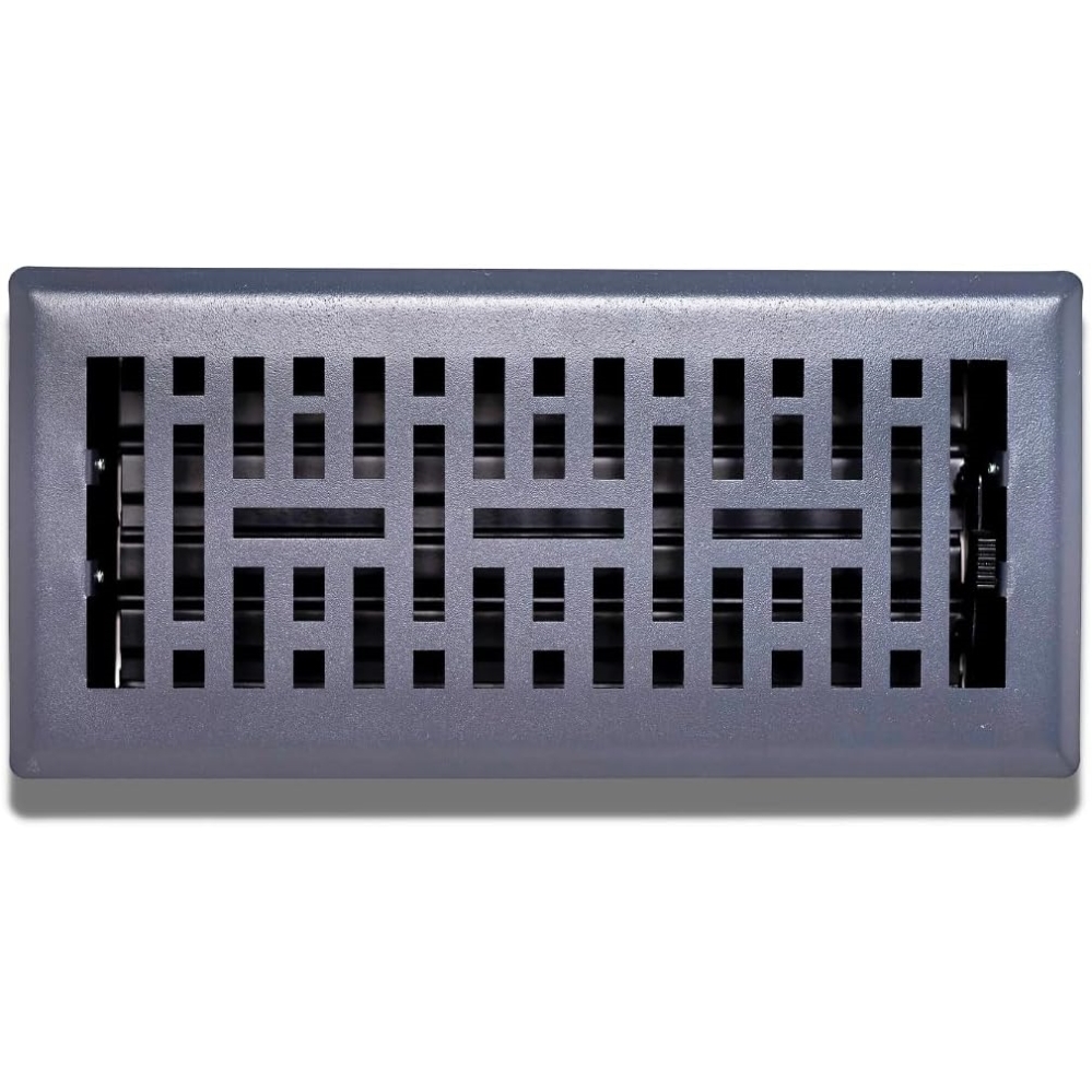 Sierra Grates FR04-410-1001  4" x 10" Granite Grey Metro Floor Register