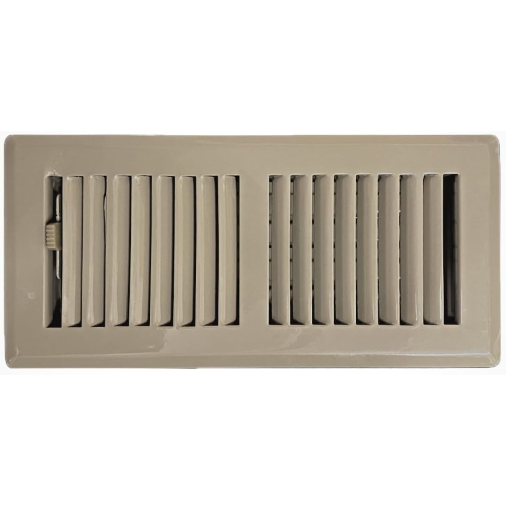 Sierra Grates TWF412-BRN 4" x 12" Steel 2 Way Louvered Design Floor Register Desert Brown Sierra Grates TWF412-BRN 4" x 12" Steel 2 Way Louvered Design Floor Register Desert Brown