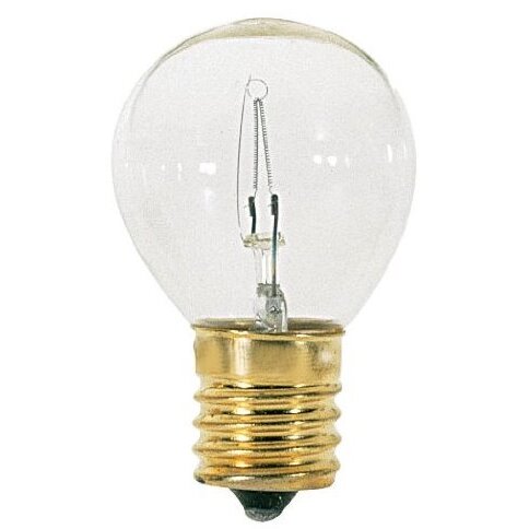 Satco S3729  40 Watt Clear S11 Hi-Intensity Light Bulb with E17 Intermediate Base
