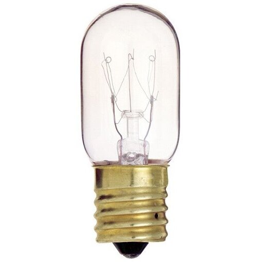 Satco S4720 130-Volt 25 Watt Intermediate Base T8 Clear Appliance Light Bulb Satco S4720 130-Volt 25 Watt Intermediate Base T8 Clear Appliance Light Bulb