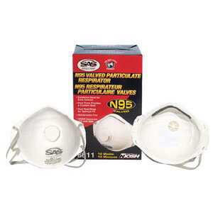 N95 Valved Particulate Respirator - 10 Masks Per Box (Priced Per Box)
