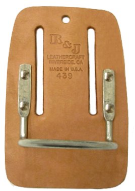 R & J Leathercraft 04395  Leather Hammer Holder Steel Cradle Loop (439)