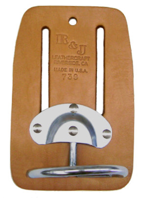R & J Leathercraft 07395  Leather Hammer Holder with Swinging Cradle (739)
