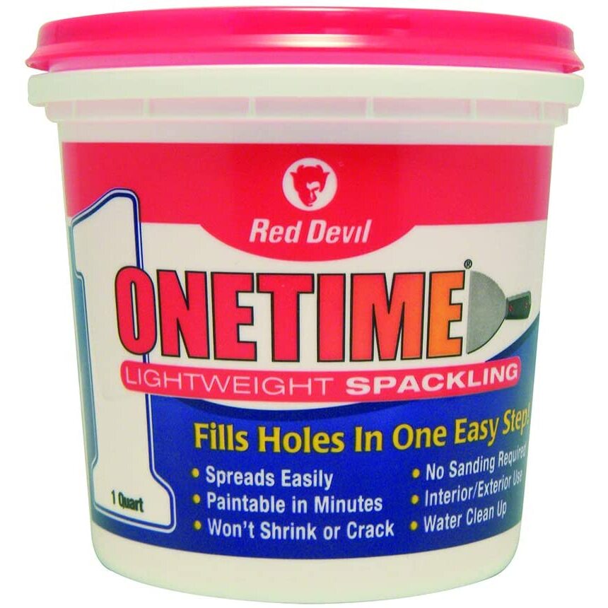 Red Devil 0544 Spackling Onetime Lightweight Quart Red Devil 0544 Spackling Onetime Lightweight Quart