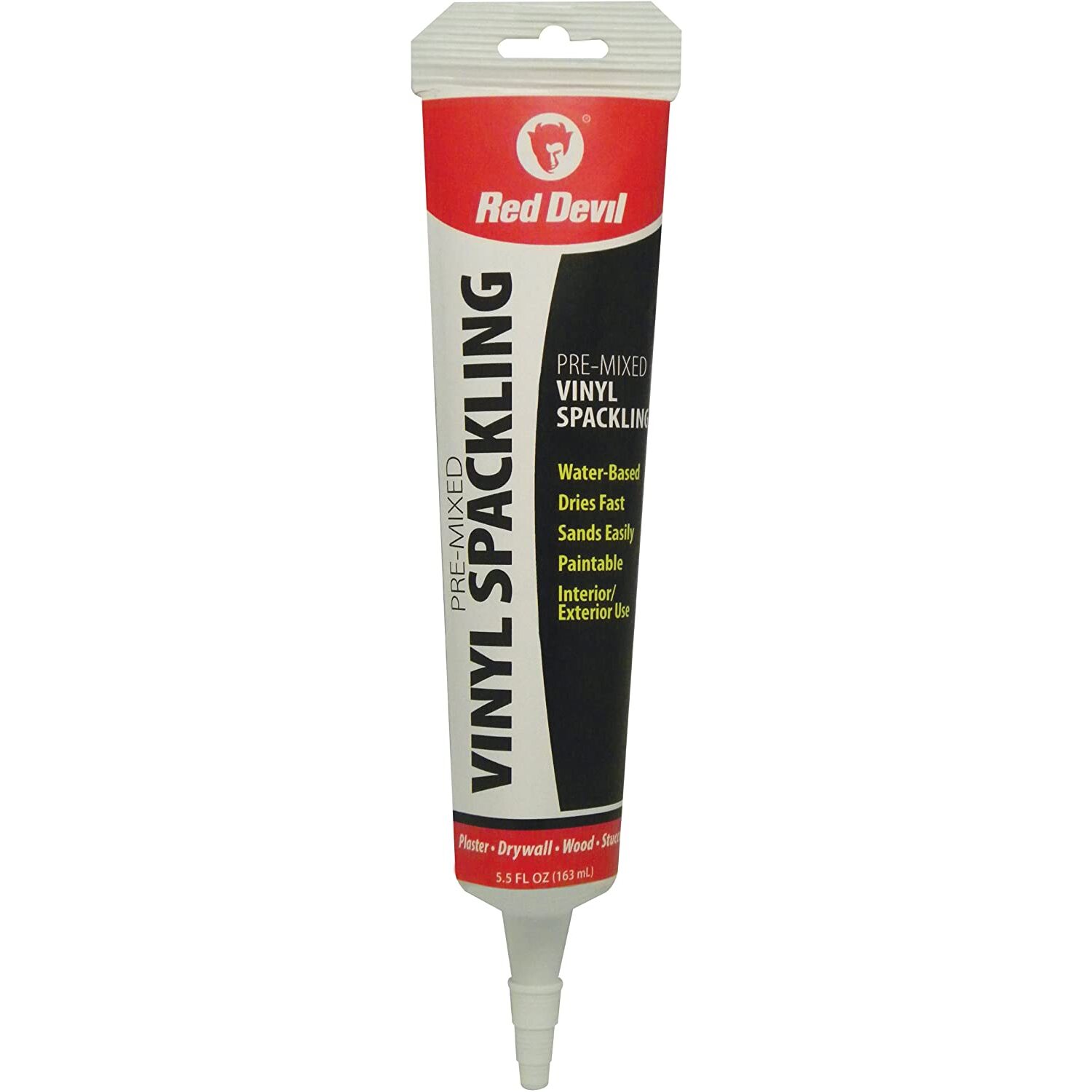 Red Devil 0615 Pre-Mixed Vinyl Spackling Compound 5.5 FL. OZ. Squeeze Tube Red Devil 0615 Pre-Mixed Vinyl Spackling Compound 5.5 FL. OZ. Squeeze Tube
