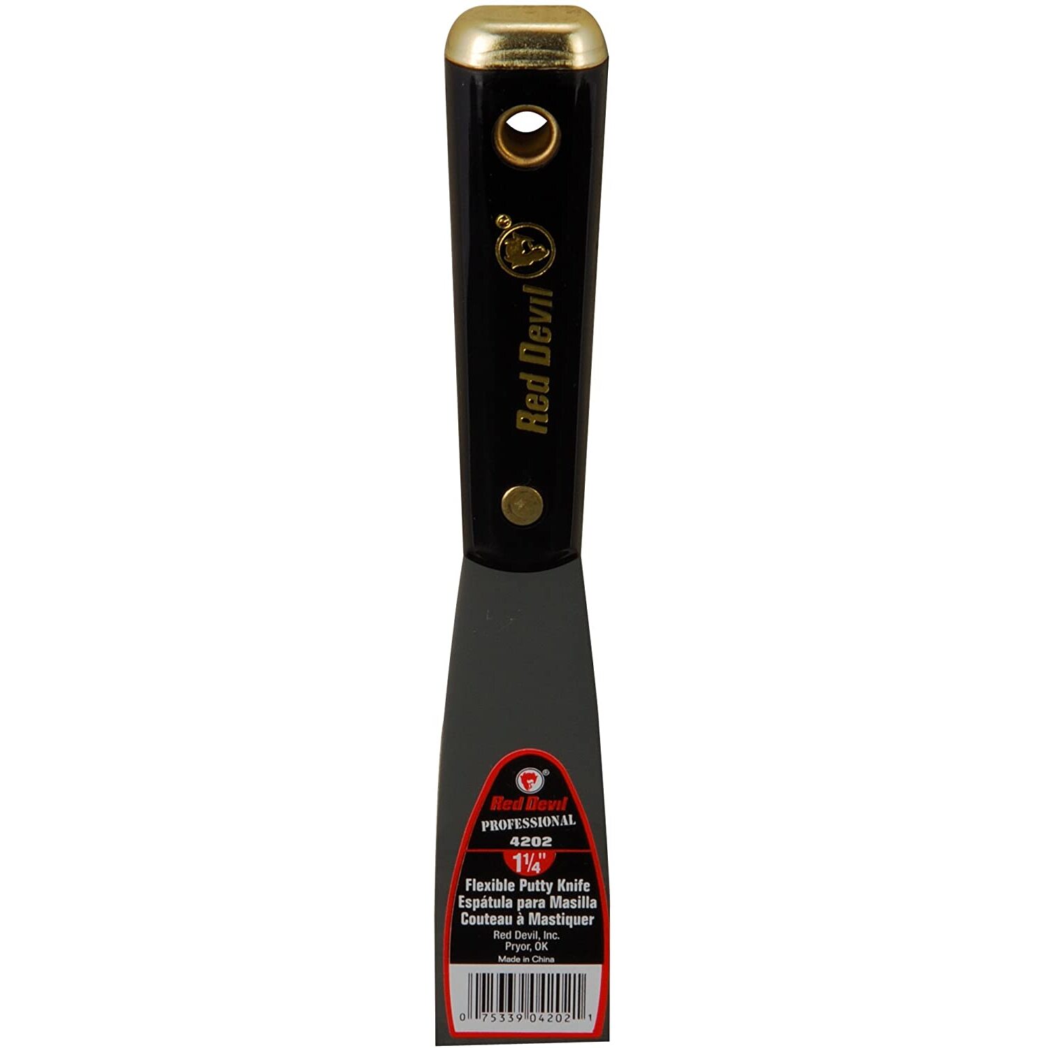 Red Devil 4202 Putty Knife Pro Series 1-1/4" Flex Red Devil 4202 Putty Knife Pro Series 1-1/4" Flex
