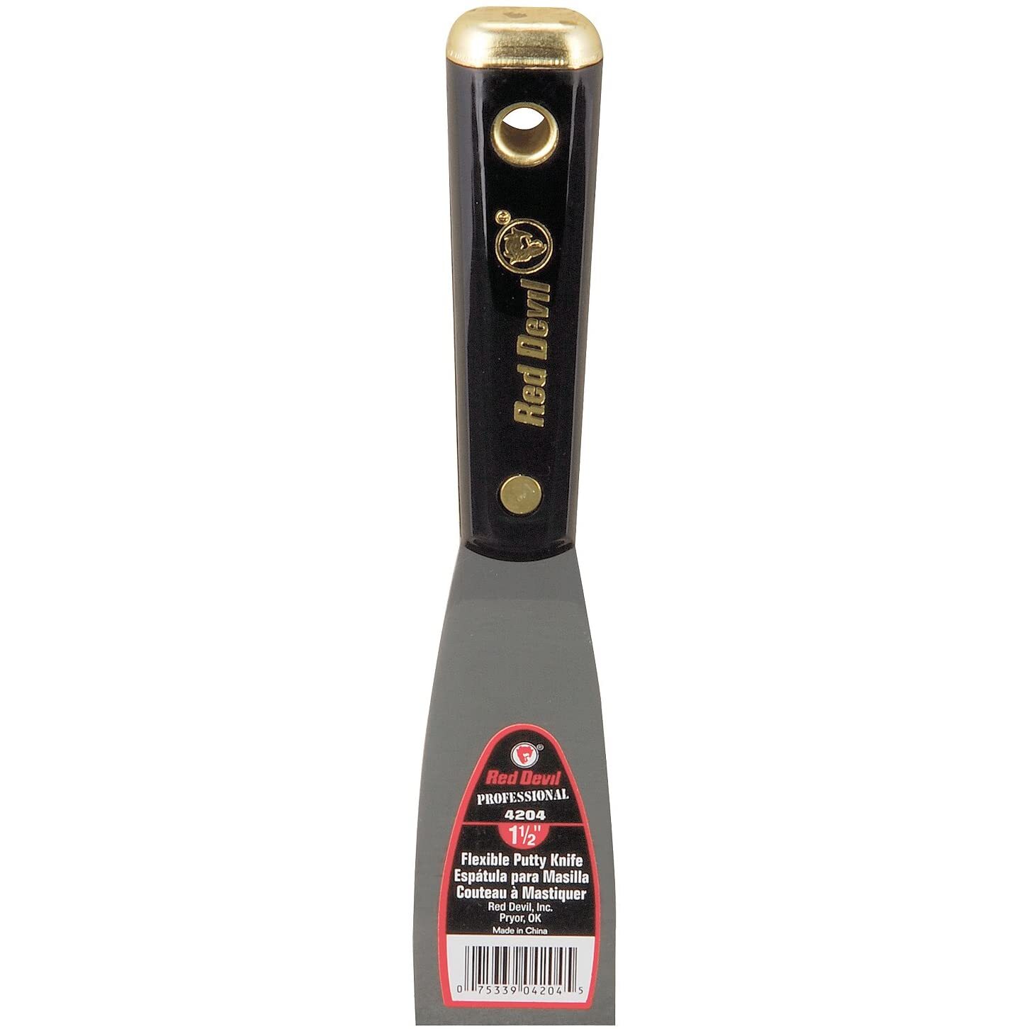 Red Devil 4204 Putty Knife Pro Series 1-1/2" Flex Red Devil 4204 Putty Knife Pro Series 1-1/2" Flex