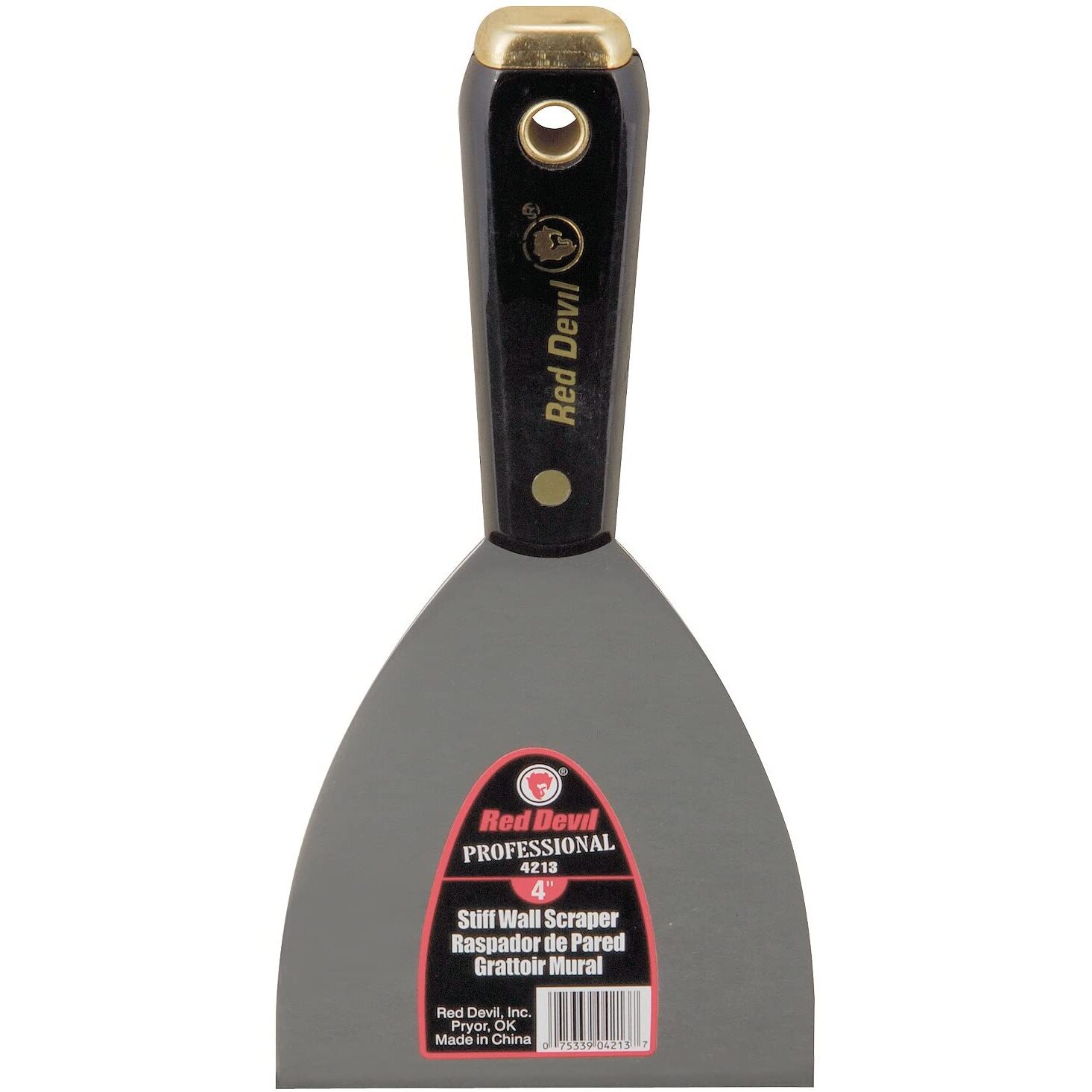 Red Devil 4213  Pro Series 4" Stiff All Surface Scraper