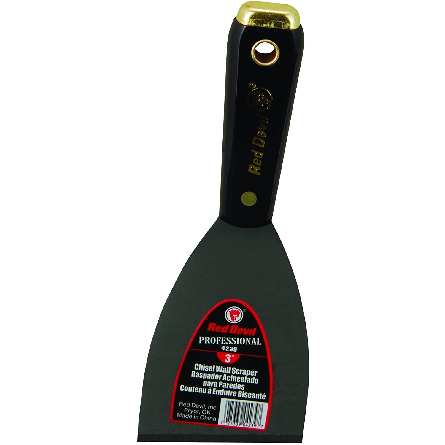 Red Devil 4239  Chisel Wall Scraper Pro Series 3" Stiff