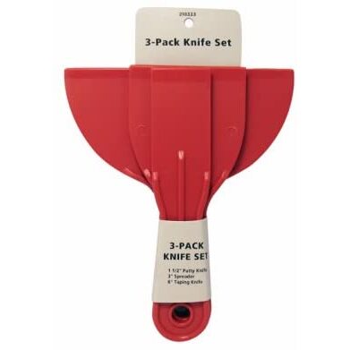 Red Devil 4718  Putty Knives Plastic 3 Pack