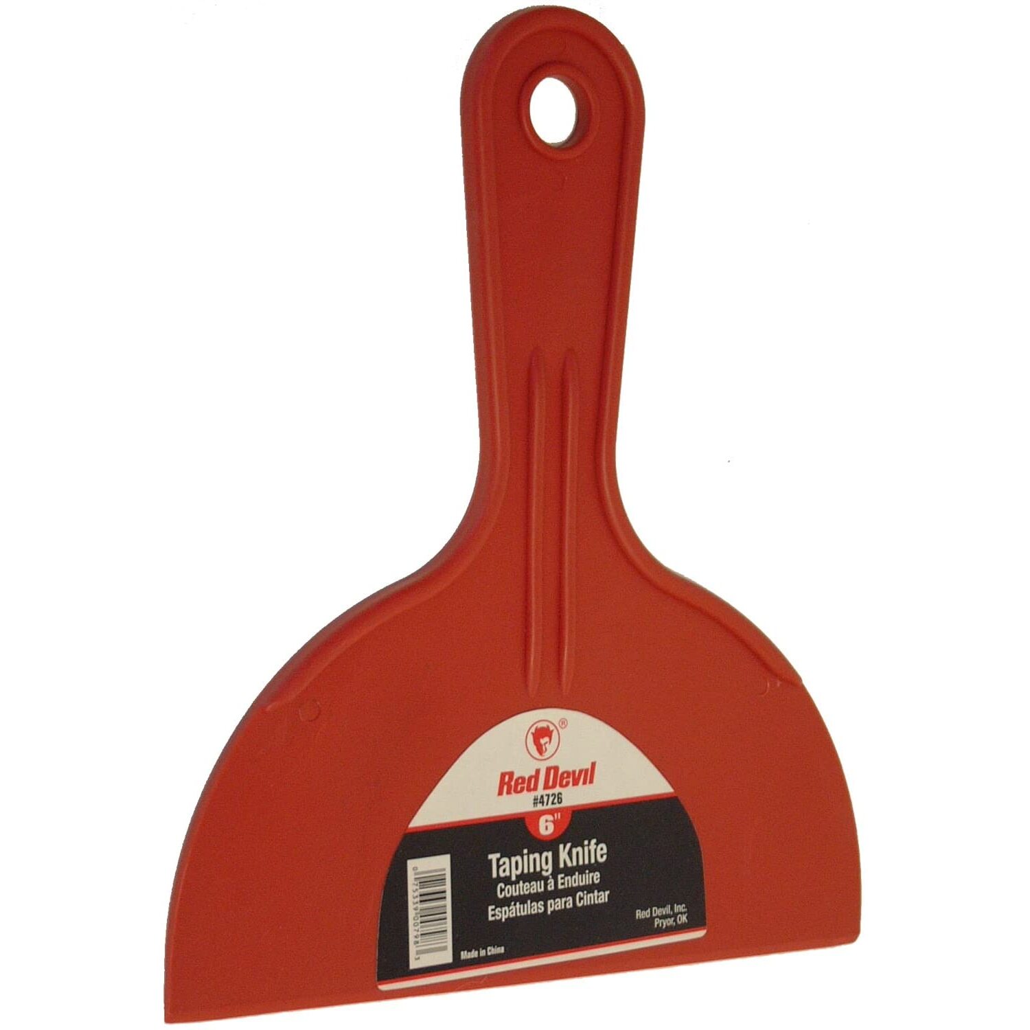 Red Devil 4726 Taping Knife 6" Plastic Red Devil 4726 Taping Knife 6" Plastic