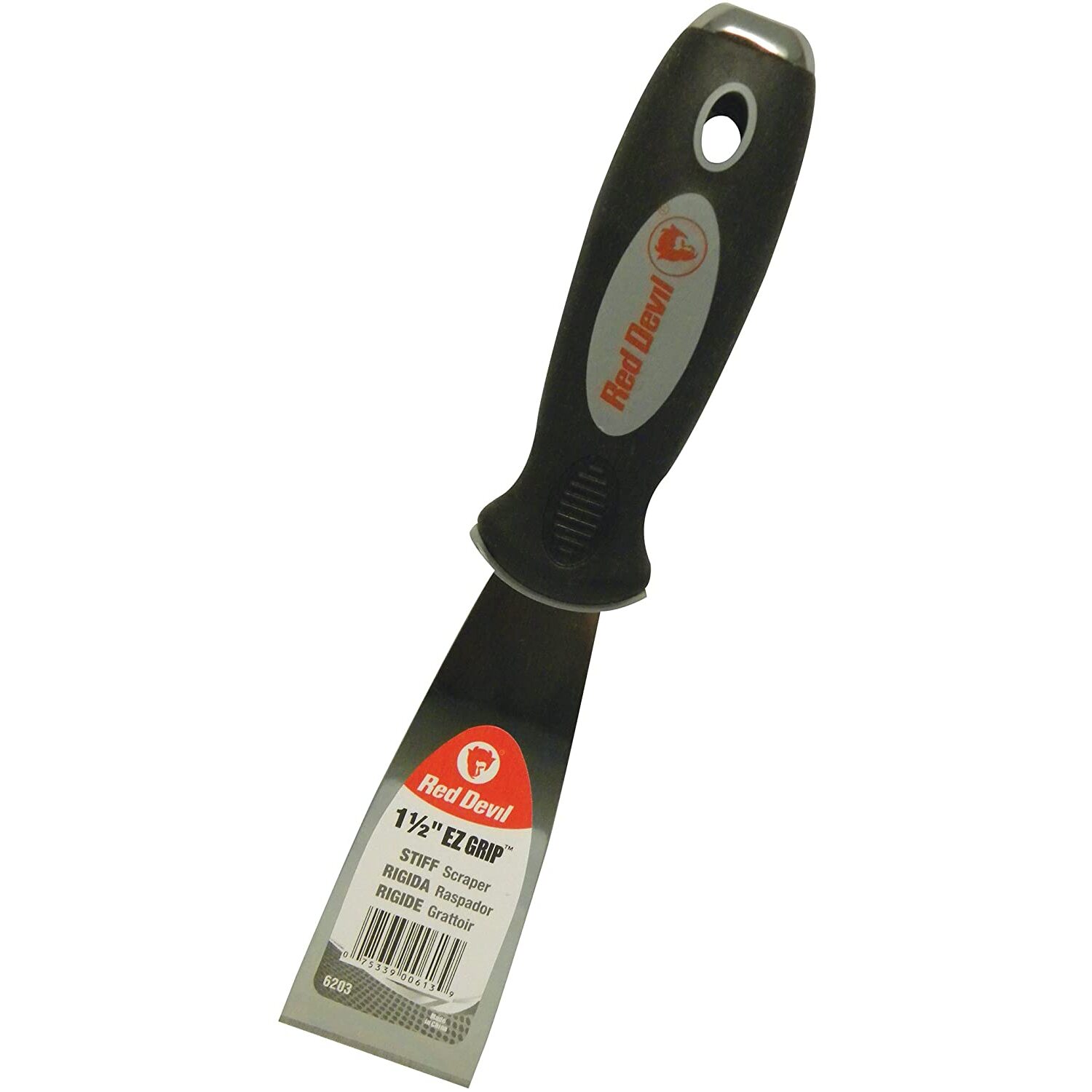 Red Devil 6203 EZ Grip Putty Knife 1-1/2" Stiff Red Devil 6203 EZ Grip Putty Knife 1-1/2" Stiff