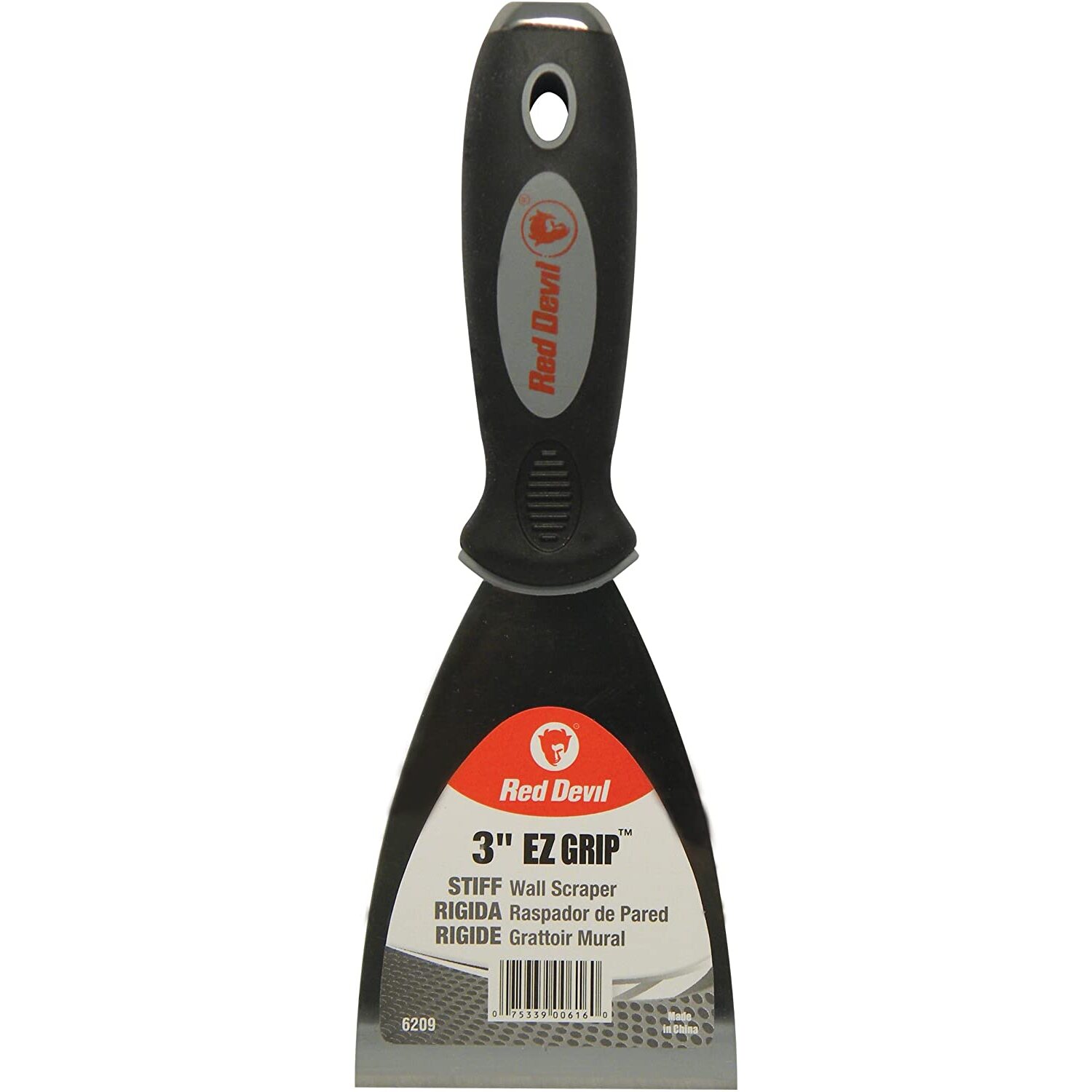 Red Devil 6209  EZ Grip Professional Series 3" Stiff Putty Knife