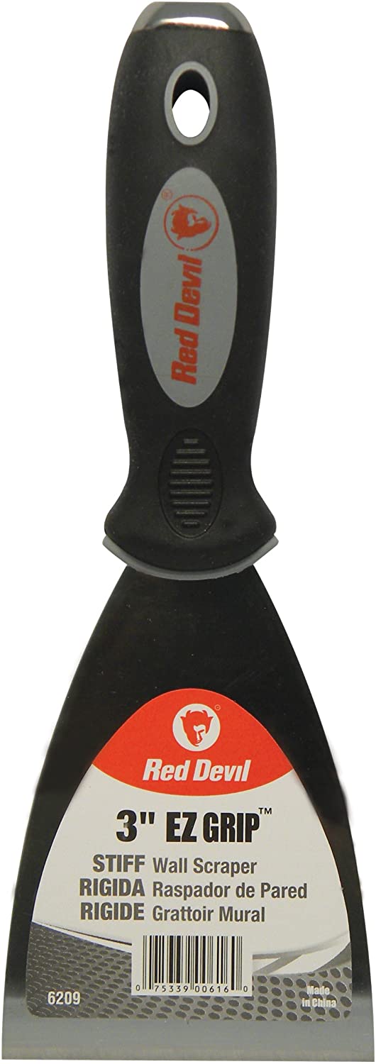Red Devil 6209  EZ Grip 3" Stiff Wall Scraper