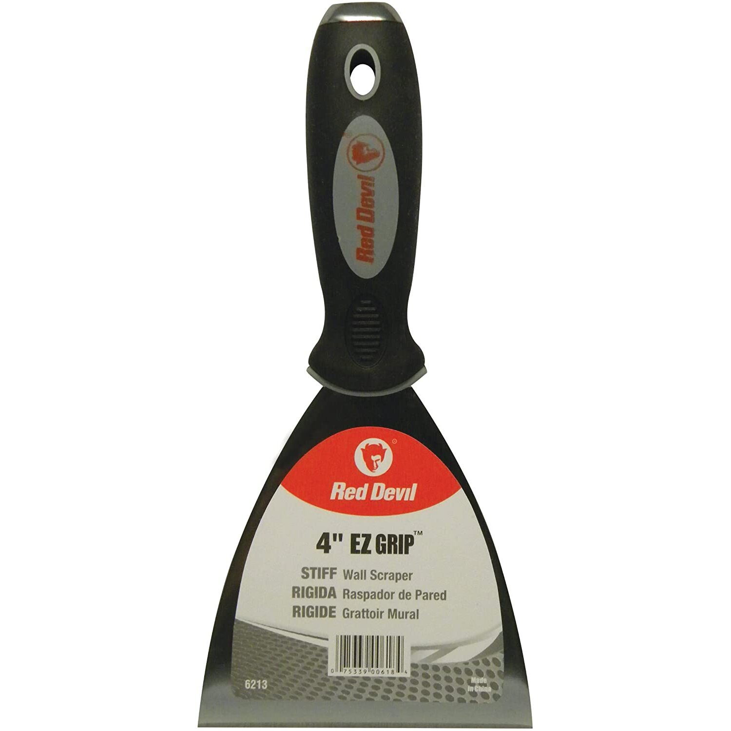Red Devil 6213  EZ Grip 4" Stiff Wall Scraper