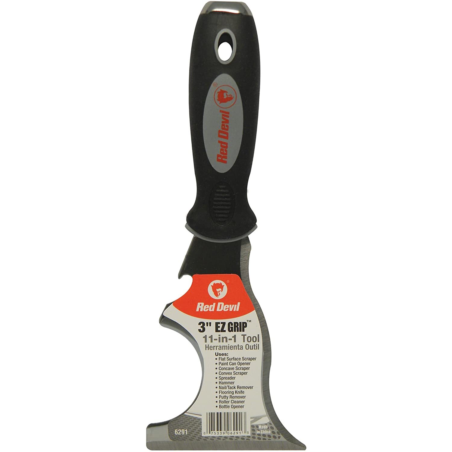 Red Devil 6291  EZ Grip Professional Series 11-in-1 Multi-Purpose Painter's Tool