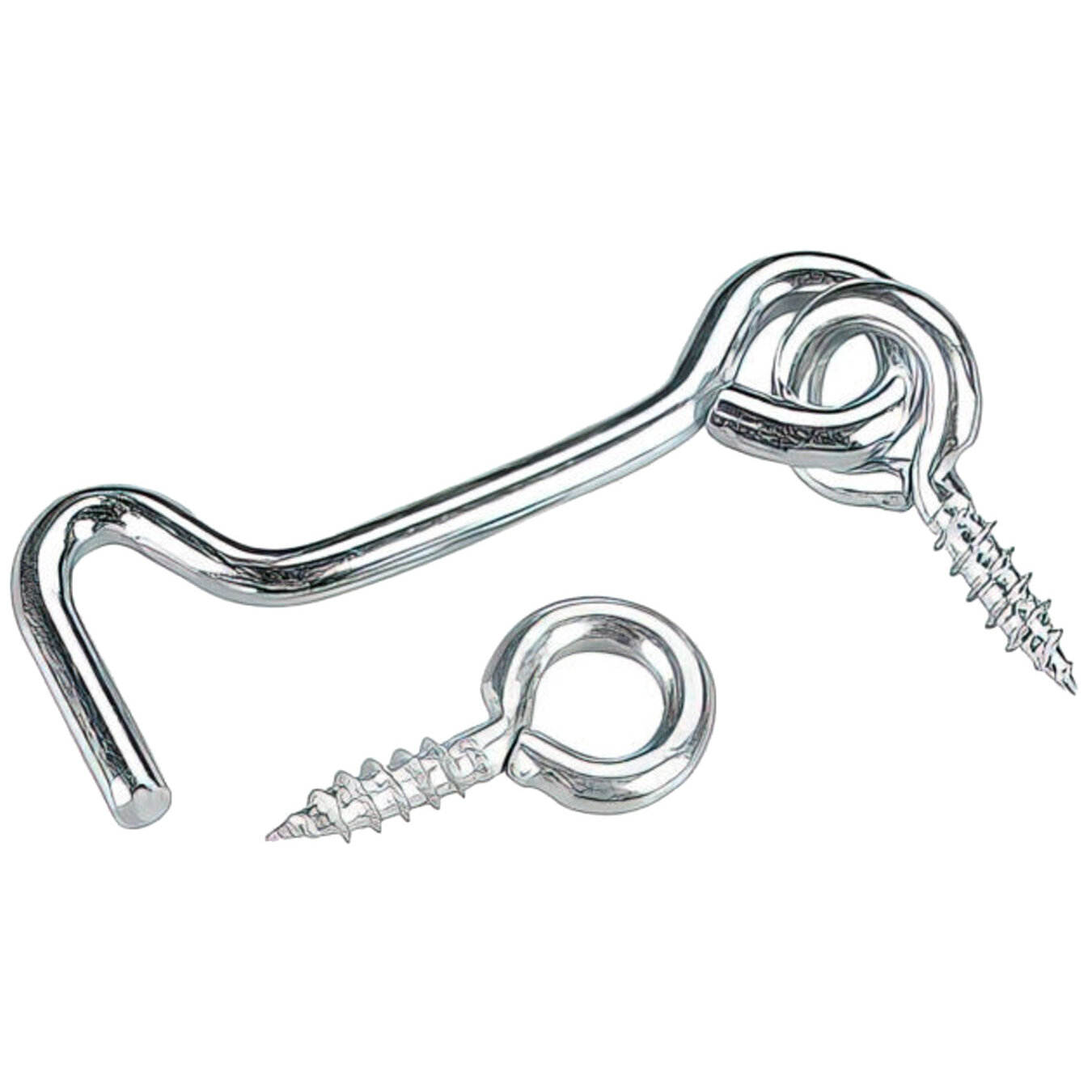 Richelieu 1385XR  2" Gate Hook and Eye - Steel with Zinc Finish - 2 per Package