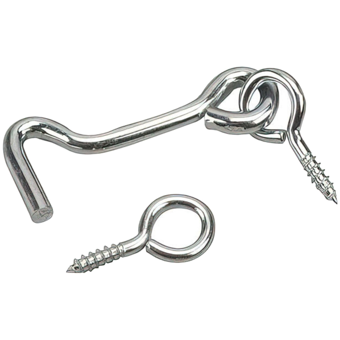 Onward 138XR  1-1/2" Gate Hook and Eye - Steel with Zinc Finish - 2 per Package
