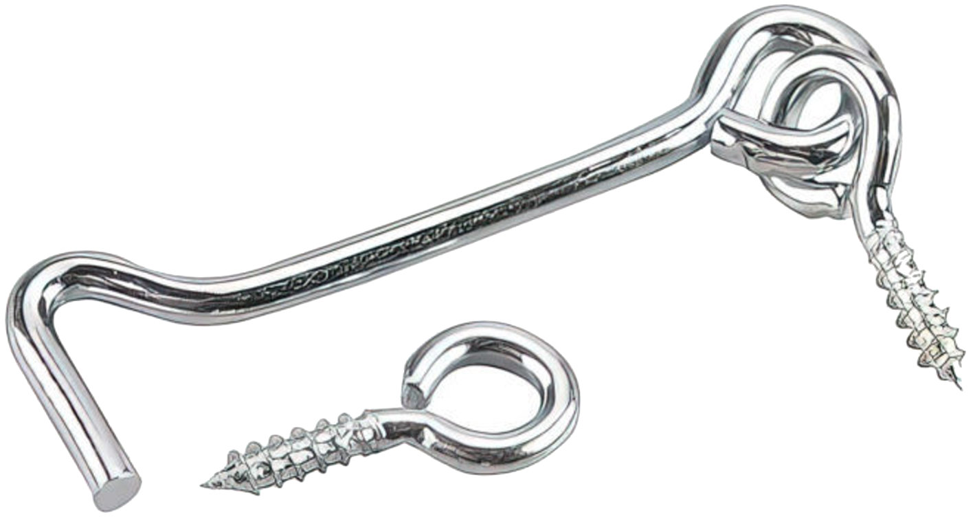 Richelieu 139XR  2-1/2" Gate Hook and Eye - Steel with Zinc Finish - 2 per Package