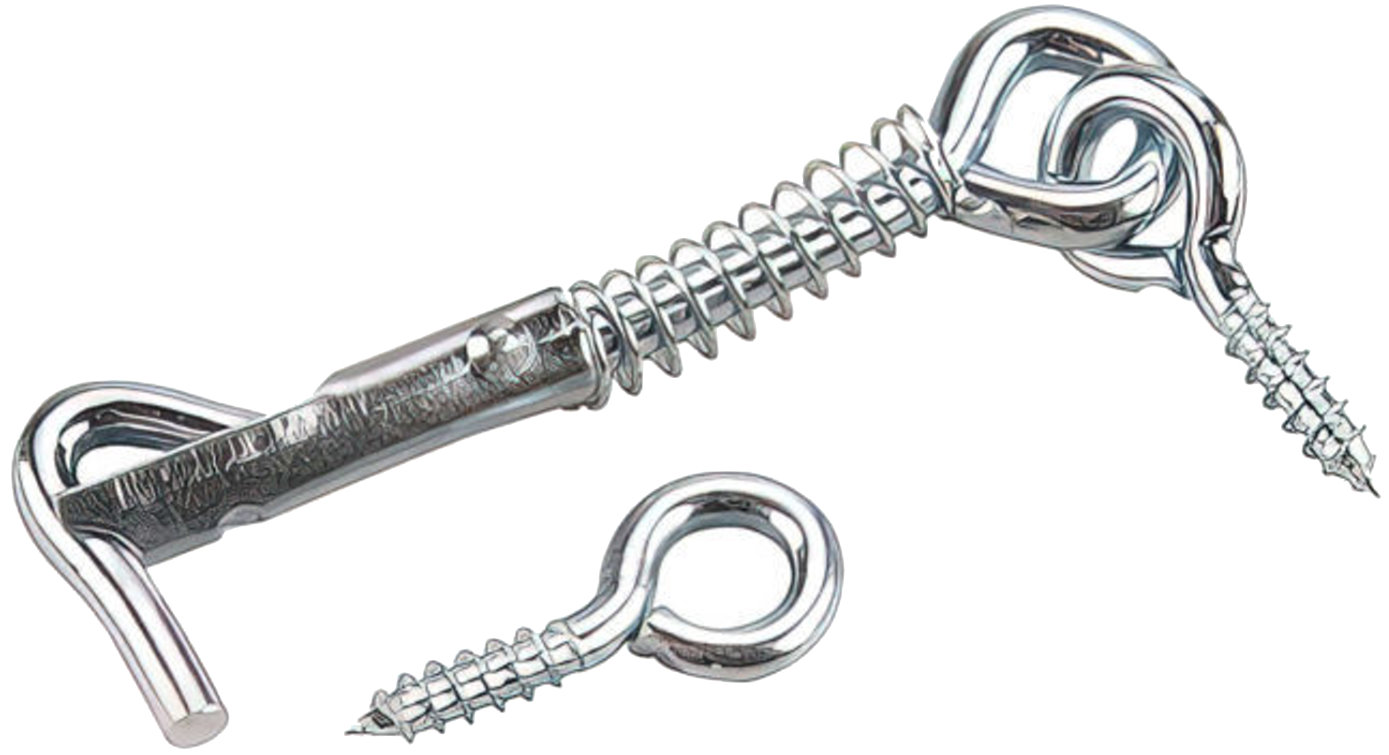 Richelieu 141XR  2-1/2" Safety Gate Hook and Eye - Steel with Zinc Finish - 2 per Package