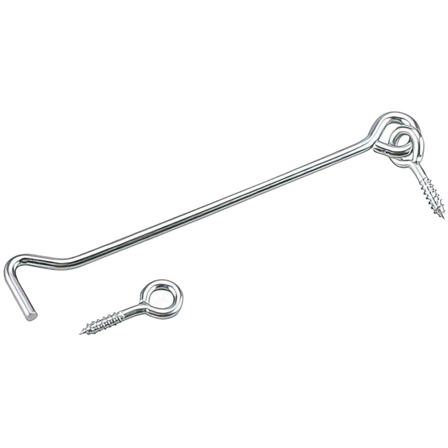 Richelieu 143XV  8" Gate Hook and Eye - Steel with Zinc Finish - 1 per Package